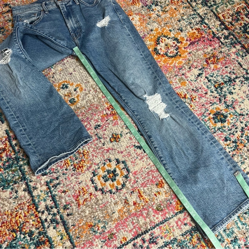 Mother Denim The‎ Insider Ankle in Bloom and Doom Jeans Medium Wash Size 25 - Picture 16 of 16